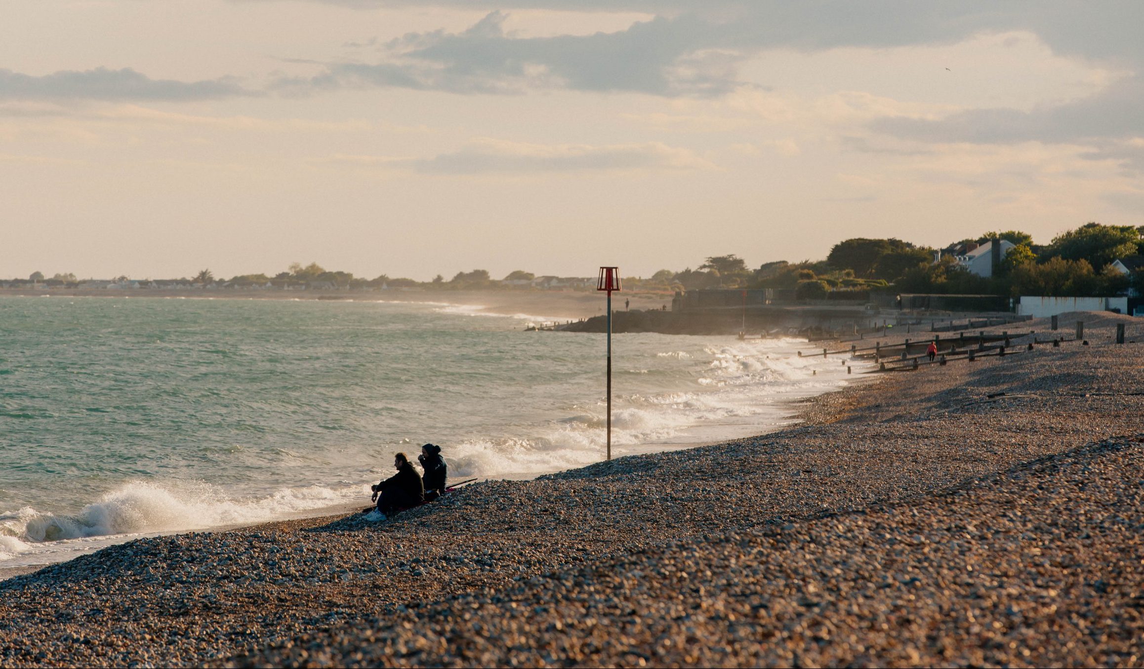 Aldwick Beach Bognor Regis by Peter Flude