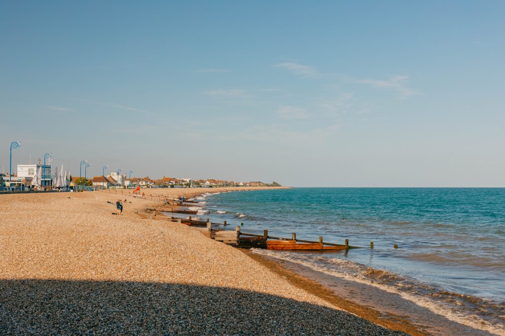 Felpham Beach, Bognor Regis by Peter Flude