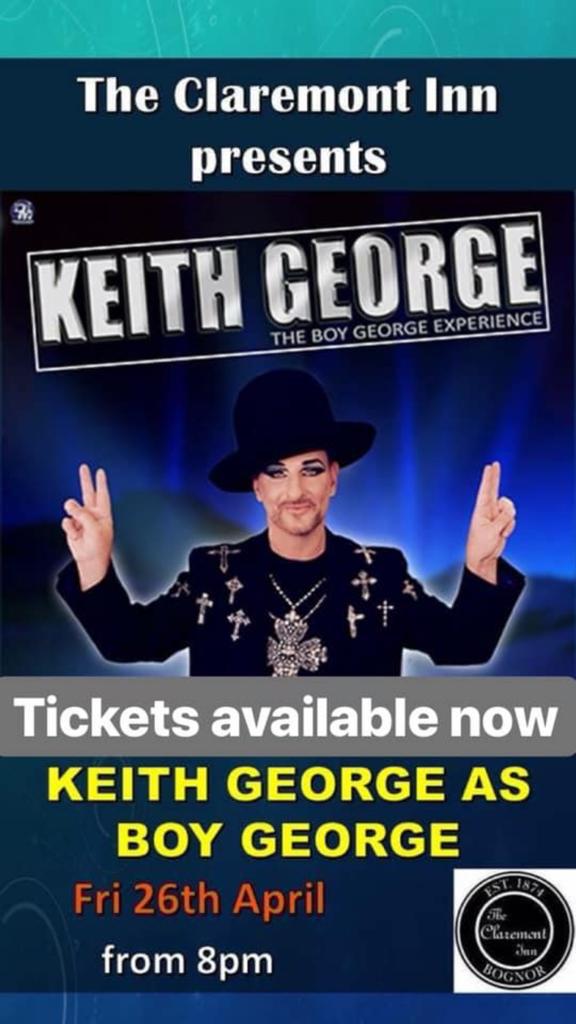 Download Keith George as Boy George - What's On - Love Bognor