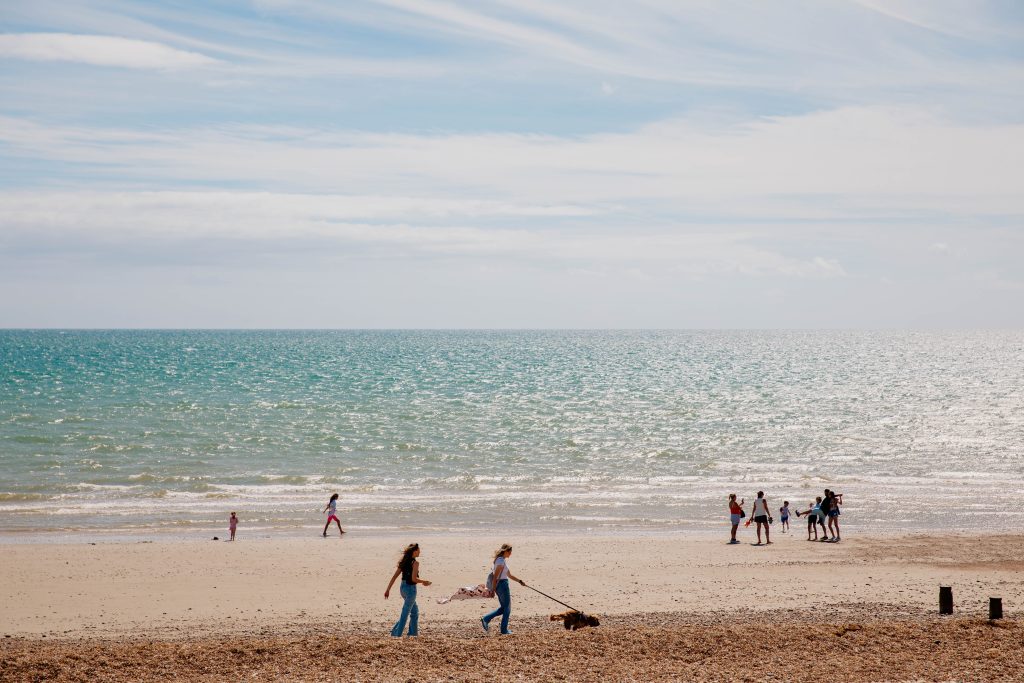 Bognor Regis Beach by Peter Flude. 20th August 2022