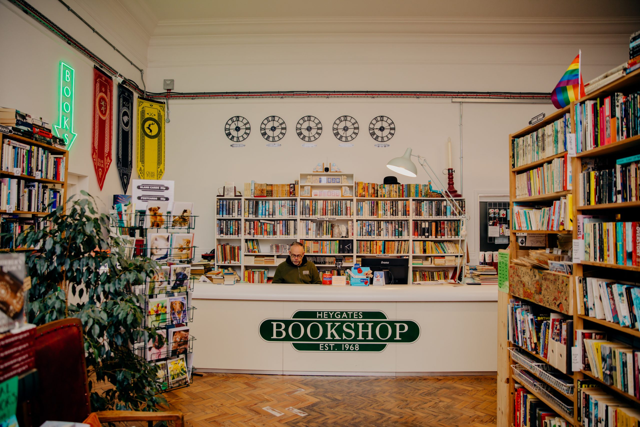 Heygates Bookshop, photo by Peter Flude