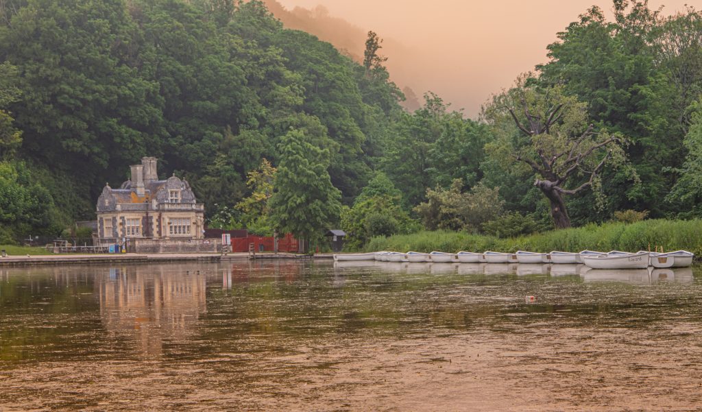 Swanbourne Lake in Arundel, Sussex, England, UK By Wirestock
