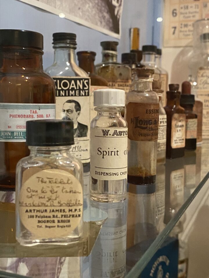 Old apothecary items
