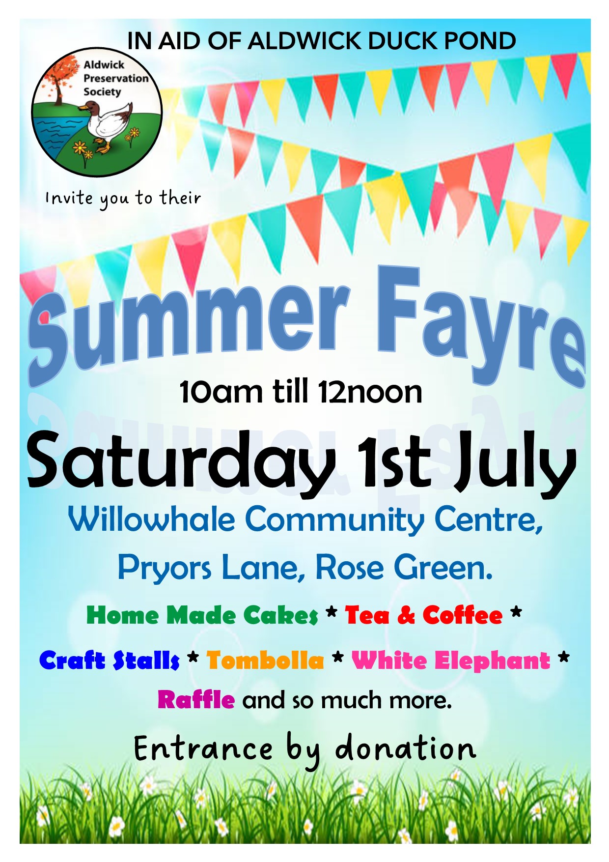 Aldwick Preservation Society Summer Fayre - What's On - Love Bognor Regis