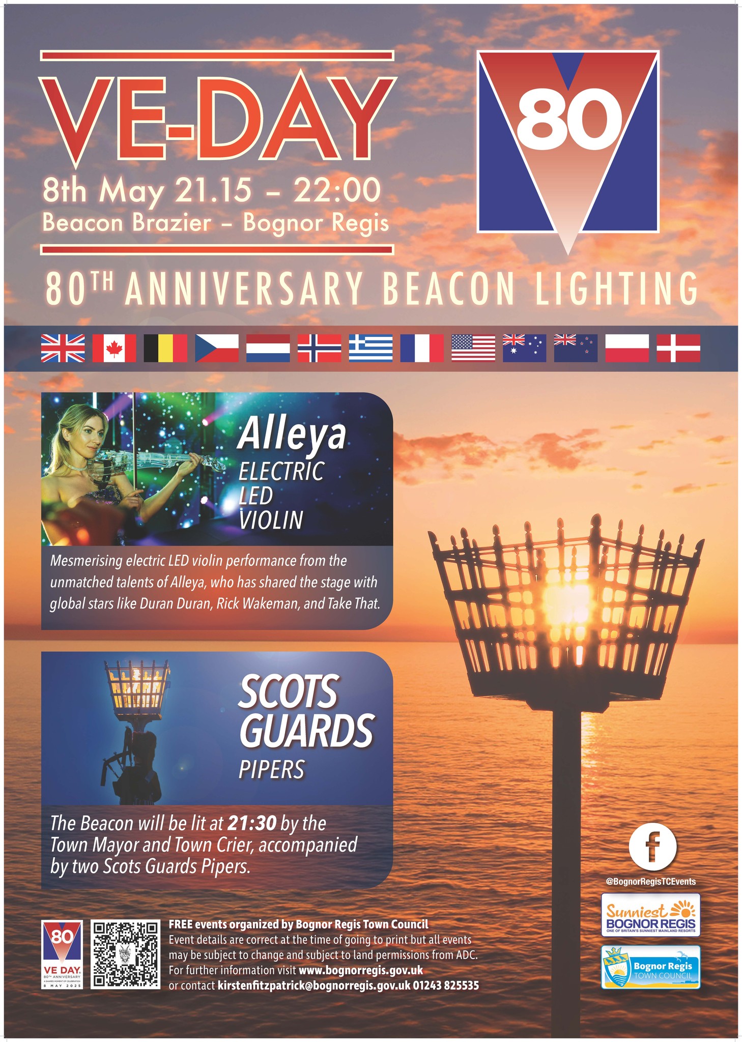 VE Day Beacon Lighting What s On Love Bognor Regis