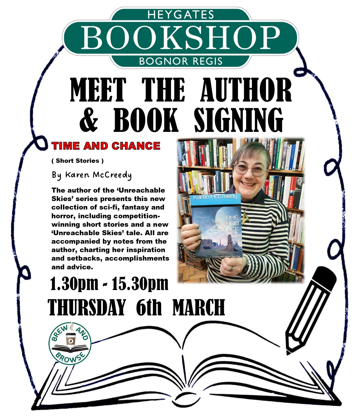 Meet the Author and Book Signing - What's On - Love Bognor Regis