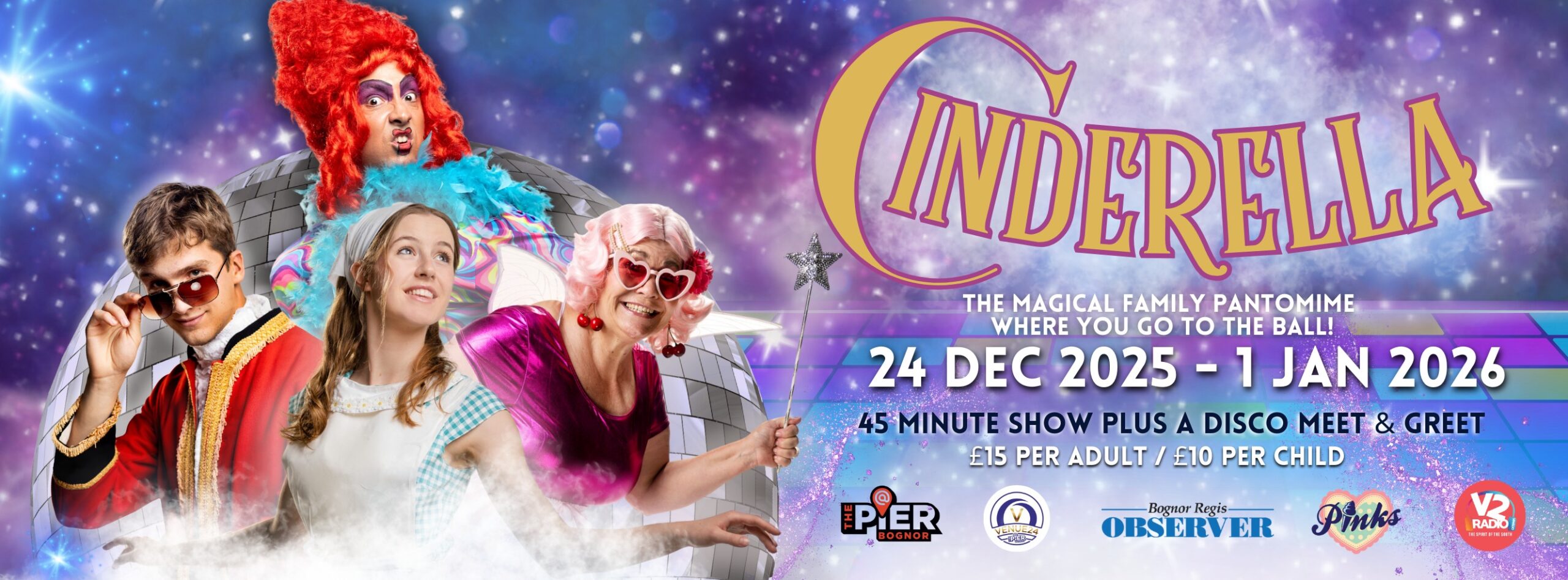 Panto is back (oh yes it is!) in Bognor Regis this Christmas